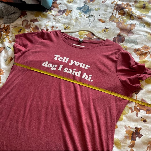 2X "Tell Your Dog I Said Hi." novelty t shirt - Picture 6 of 9